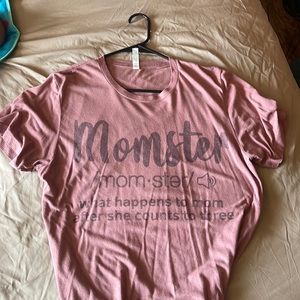 Canvas brand tee shirt Momster tee shirt